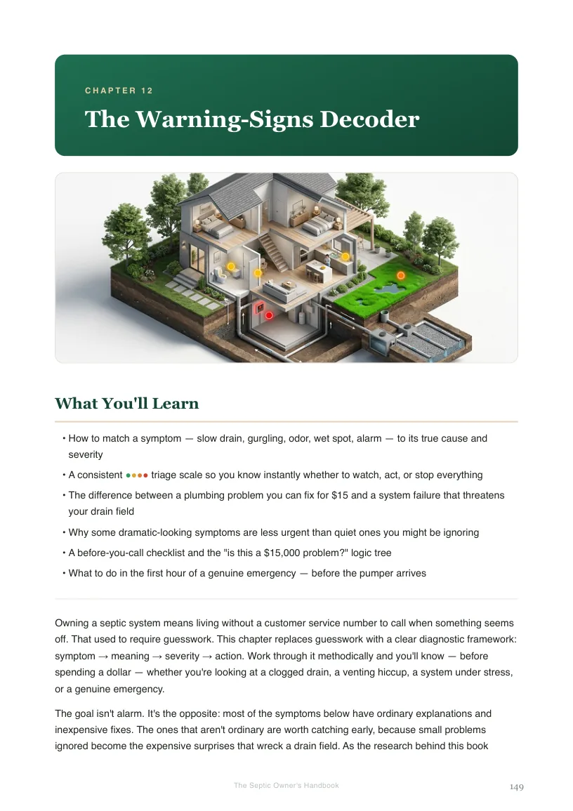 Handbook page 149 — Chapter 12, The Warning-Signs Decoder